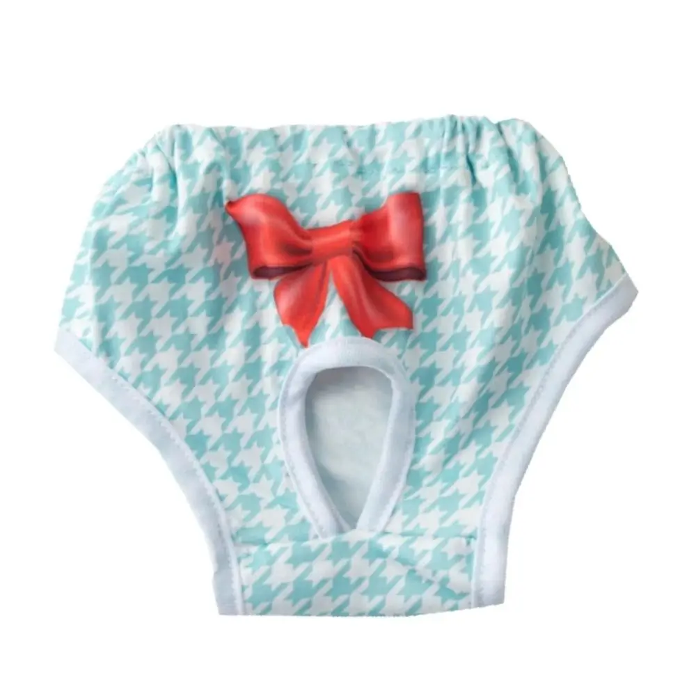 New Washable Dog Physiological Pants Leakproof Cartoon Pet Diaper Reusable Breathable Dog Menstrual Pants