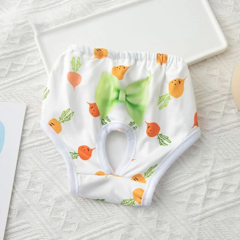 New Washable Dog Physiological Pants Leakproof Cartoon Pet Diaper Reusable Breathable Dog Menstrual Pants