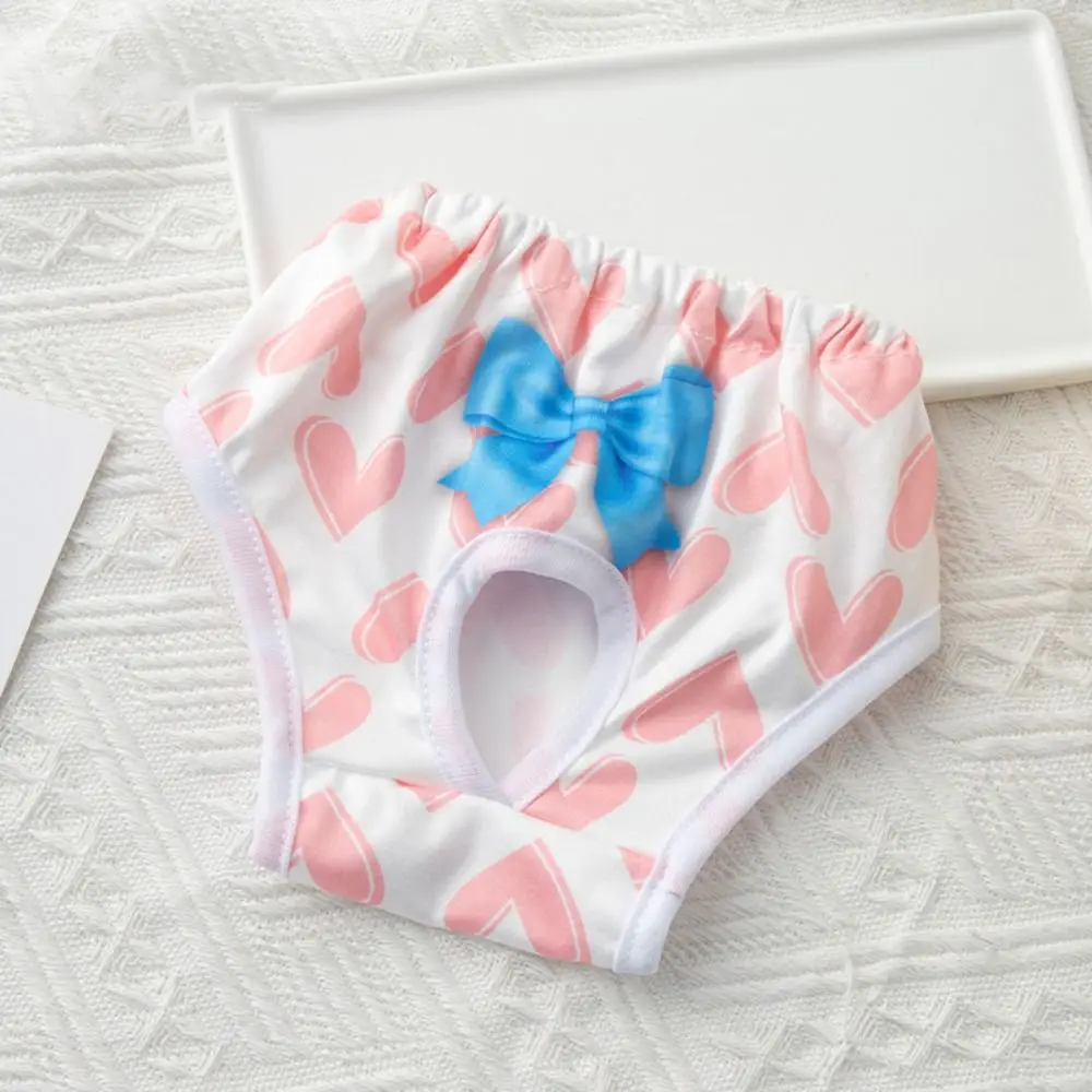 New Washable Dog Physiological Pants Leakproof Cartoon Pet Diaper Reusable Breathable Dog Menstrual Pants