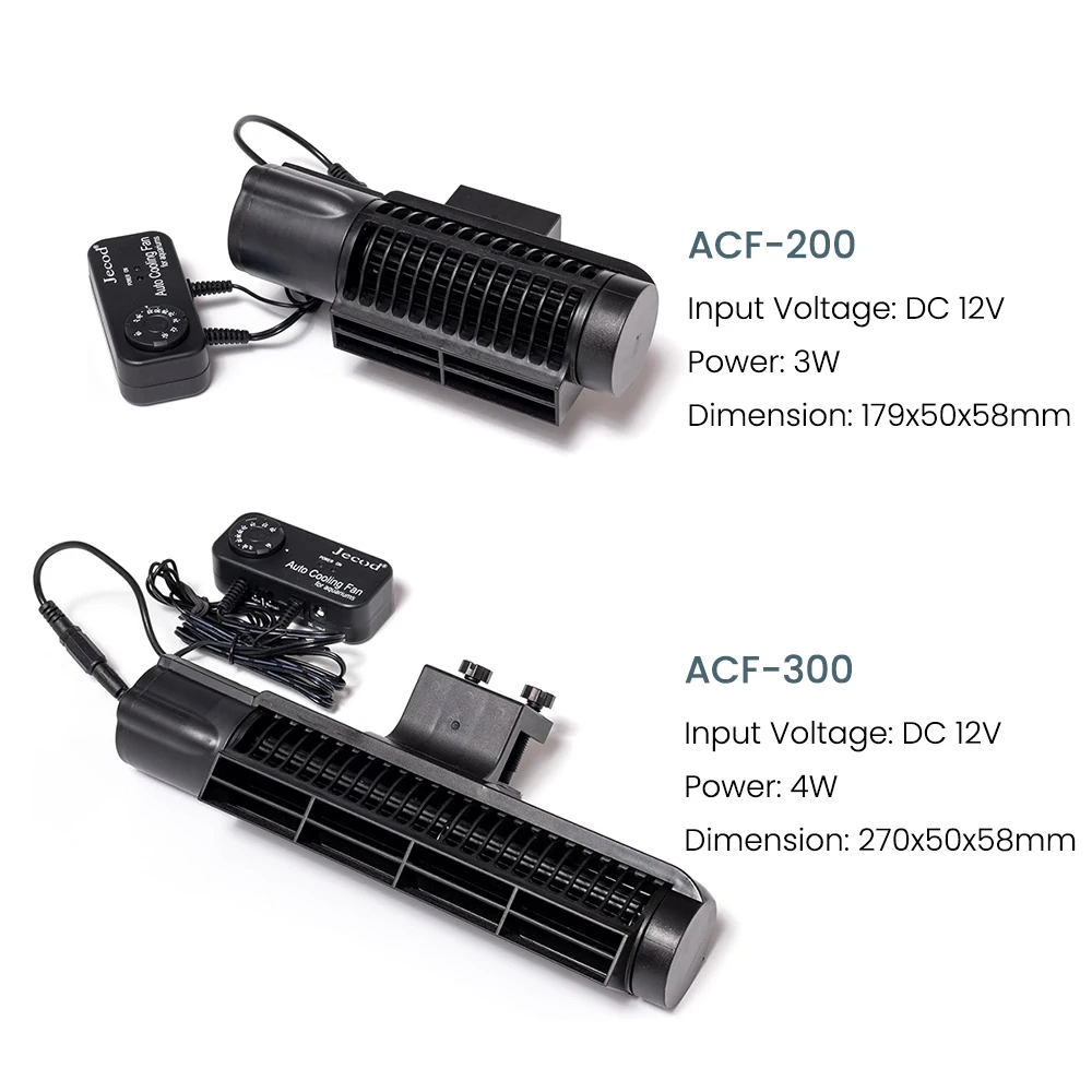 Jebao Jecod ACF 200/300 Aquarium Cooling Fan Mute Automatic Temperature Control Marine Aquarium Cooler