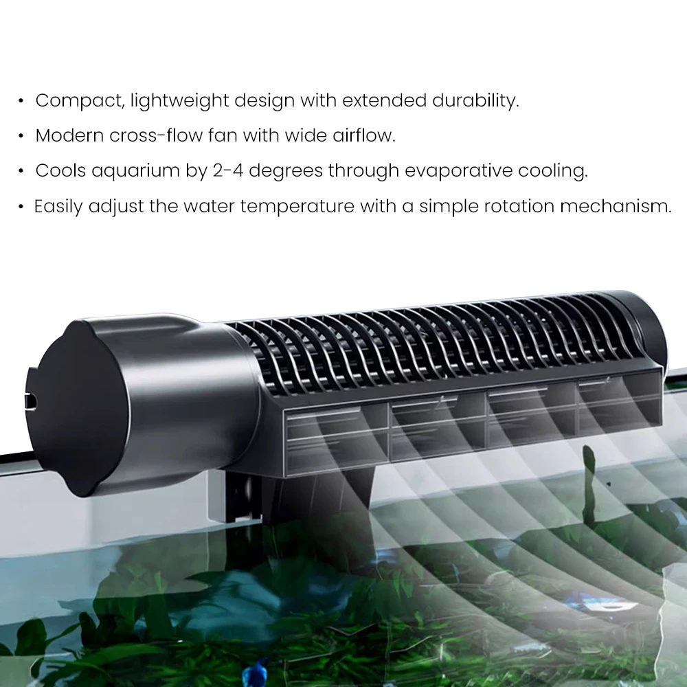 Jebao Jecod ACF 200/300 Aquarium Cooling Fan Mute Automatic Temperature Control Marine Aquarium Cooler