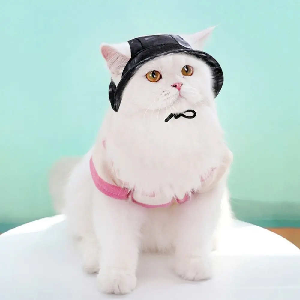 Fashion Adjustable Pet Sun Cap Anti Stripping Sun Protection Sport Hat Breathable Dog Bucket Hat Outdoor