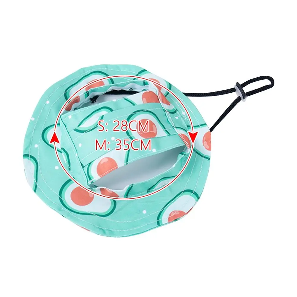 Fashion Adjustable Pet Sun Cap Anti Stripping Sun Protection Sport Hat Breathable Dog Bucket Hat Outdoor