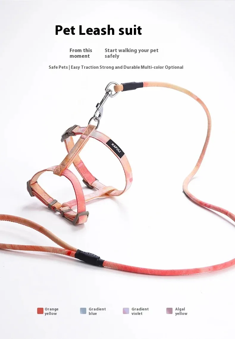 Cats Pet Products Kitten Accessories Harness Pets Goods Collar Harness Leash Things Breast-band Supplies Kittens For Cat Home