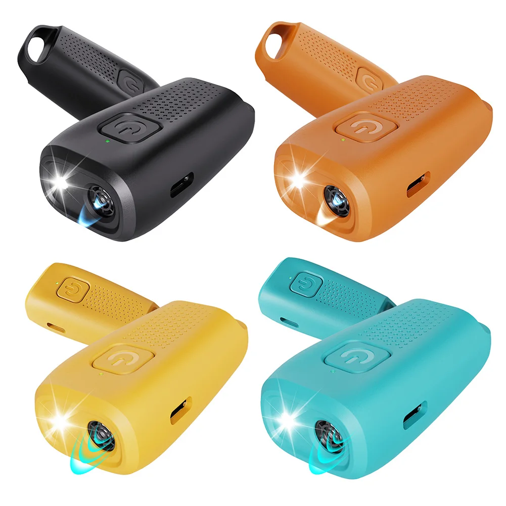 Type-C Rechargable Mini Anti Barking Training Device ULTRSONIC DOG TRAINER Dog Repeller LED Flashlight Training Device