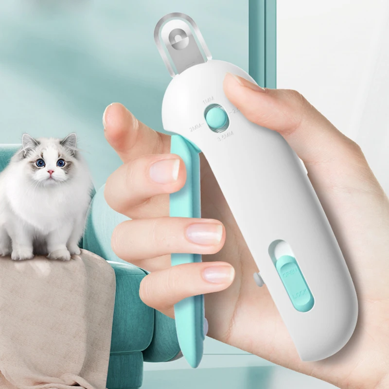Pet Nail Clippers Dog Nail Clippers Multifunctional Teddy Cat Stainless Steel Grooming Scissors