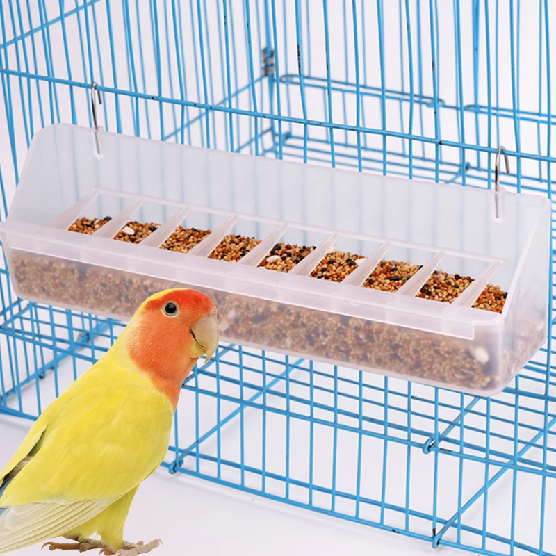 Parrot Pigeon Feeder Chicken Hanging Feeder Drinker Supplies Water Box Pet Chicks Quail Duck Bird Poultry Plastic Food Container