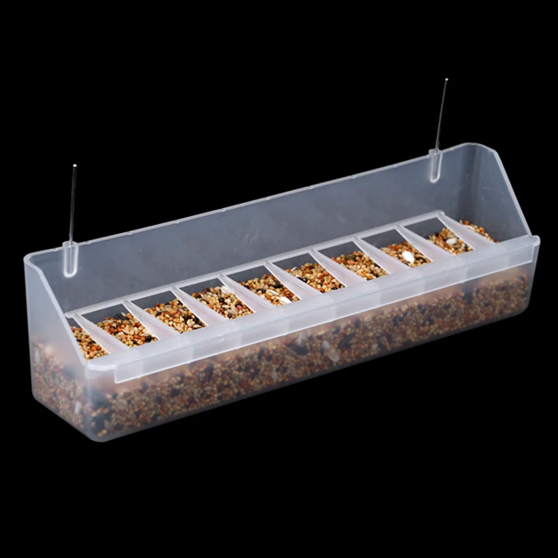 Parrot Pigeon Feeder Chicken Hanging Feeder Drinker Supplies Water Box Pet Chicks Quail Duck Bird Poultry Plastic Food Container