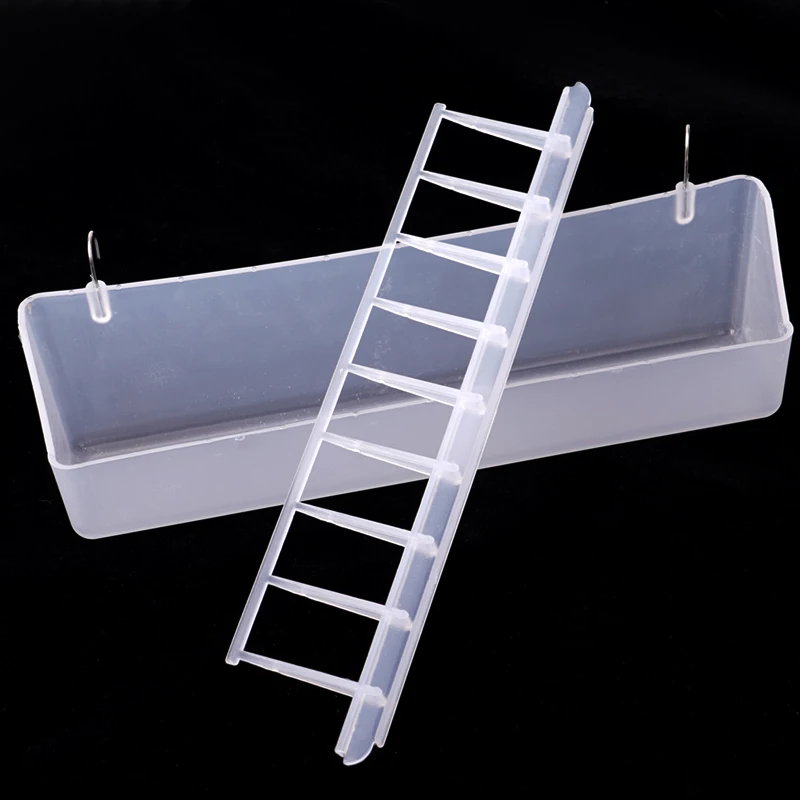 Parrot Pigeon Feeder Chicken Hanging Feeder Drinker Supplies Water Box Pet Chicks Quail Duck Bird Poultry Plastic Food Container
