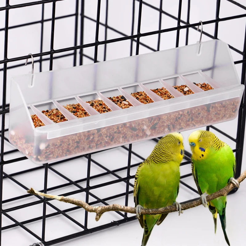 Parrot Pigeon Feeder Chicken Hanging Feeder Drinker Supplies Water Box Pet Chicks Quail Duck Bird Poultry Plastic Food Container