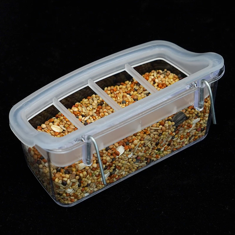 Parrot Pigeon Feeder Chicken Hanging Feeder Drinker Supplies Water Box Pet Chicks Quail Duck Bird Poultry Plastic Food Container