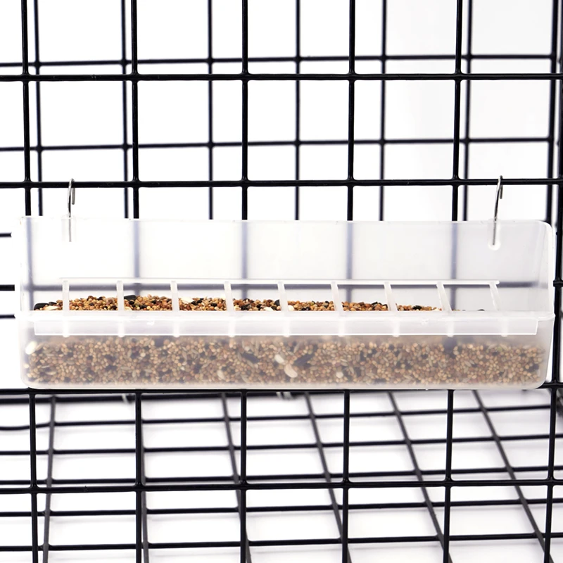 Parrot Pigeon Feeder Chicken Hanging Feeder Drinker Supplies Water Box Pet Chicks Quail Duck Bird Poultry Plastic Food Container