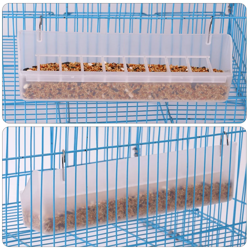 Parrot Pigeon Feeder Chicken Hanging Feeder Drinker Supplies Water Box Pet Chicks Quail Duck Bird Poultry Plastic Food Container