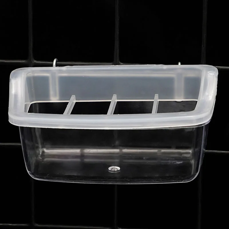 Parrot Pigeon Feeder Chicken Hanging Feeder Drinker Supplies Water Box Pet Chicks Quail Duck Bird Poultry Plastic Food Container