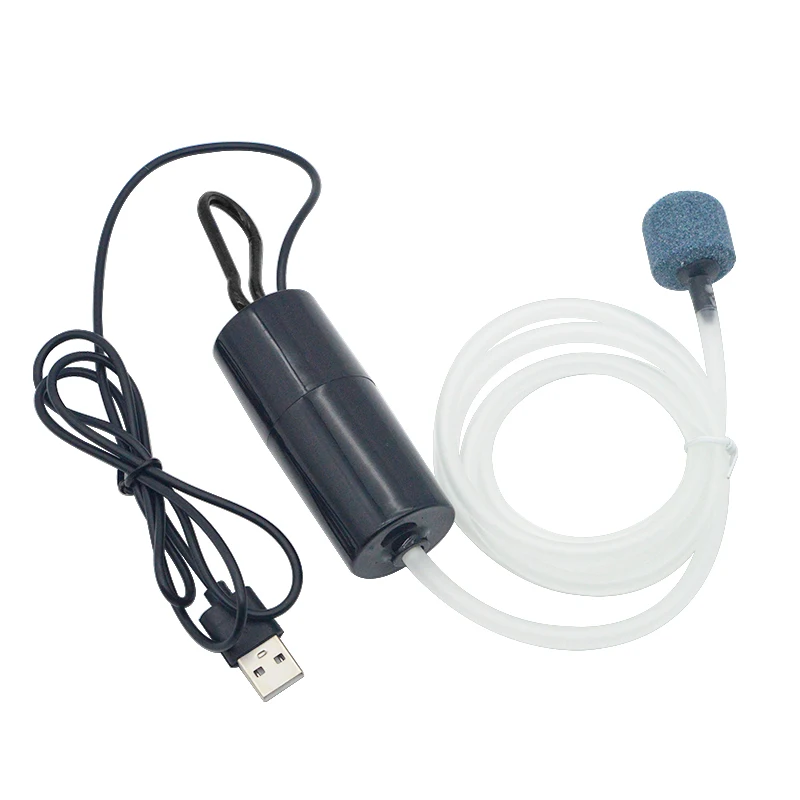 Aquarium Oxygen Air Pump Fish Tank USB Silent Air Compressor Aerator Portable Mini Small Oxygenator Aquarium Accessories 5v 1W