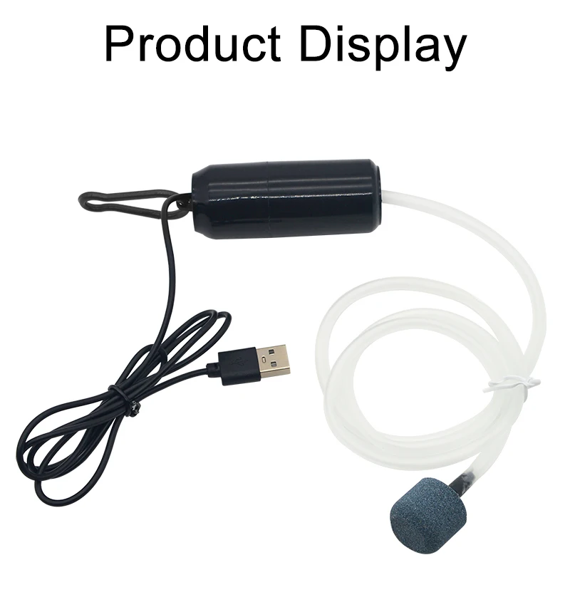 Aquarium Oxygen Air Pump Fish Tank USB Silent Air Compressor Aerator Portable Mini Small Oxygenator Aquarium Accessories 5v 1W