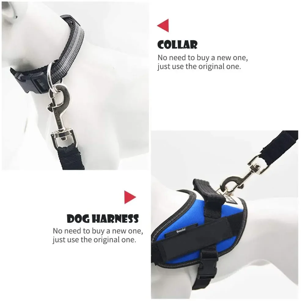 Dog Car Seat Belt Safety Protector Travel Pets Accessories Dog Leash Collar Breakaway Solid Car Harness Pet Car Seat Belts
