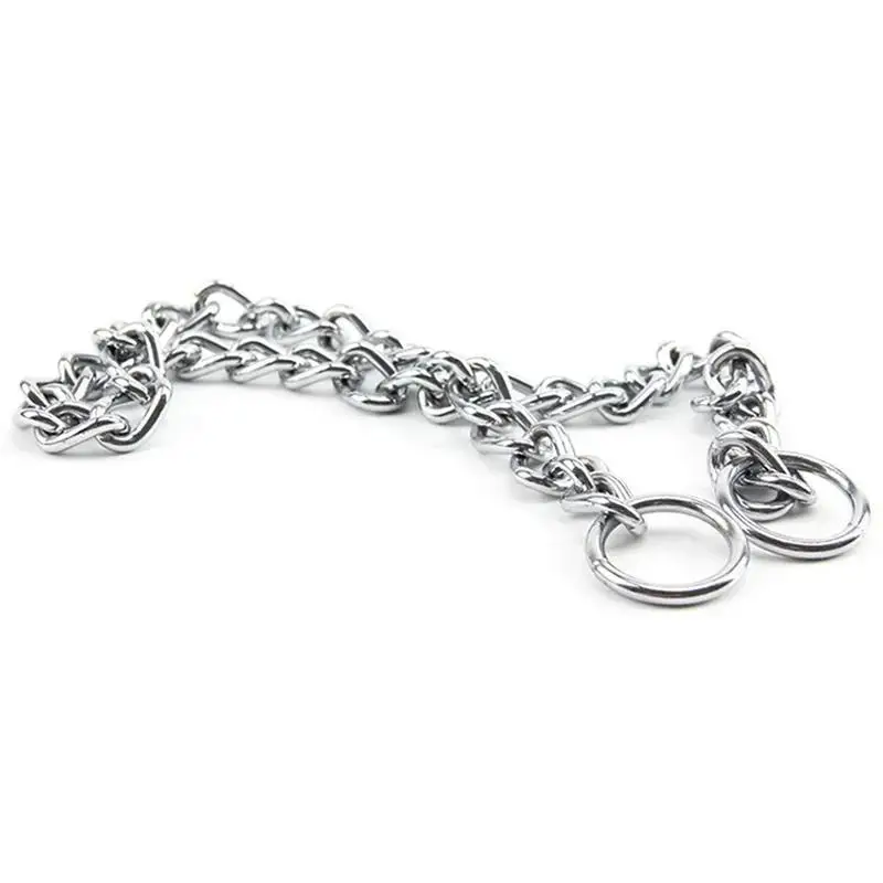 Dog Pet Training Choker Choke Chain Collar Guardian Gear All Sizes Pets Acessorios Suitable Home Pet Dog Traction Rope Supplies