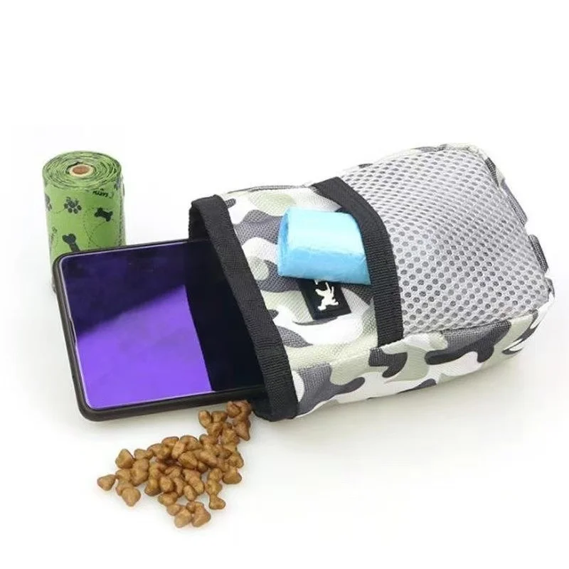 Pet Dog Waist Bag Reward Snack Pocket Puppy Training Treat Bait Obedience Agility Food Pouch - Pet Feeding Pocket Snack Bag