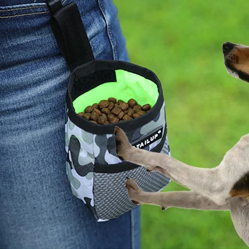 Pet Dog Waist Bag Reward Snack Pocket Puppy Training Treat Bait Obedience Agility Food Pouch - Pet Feeding Pocket Snack Bag