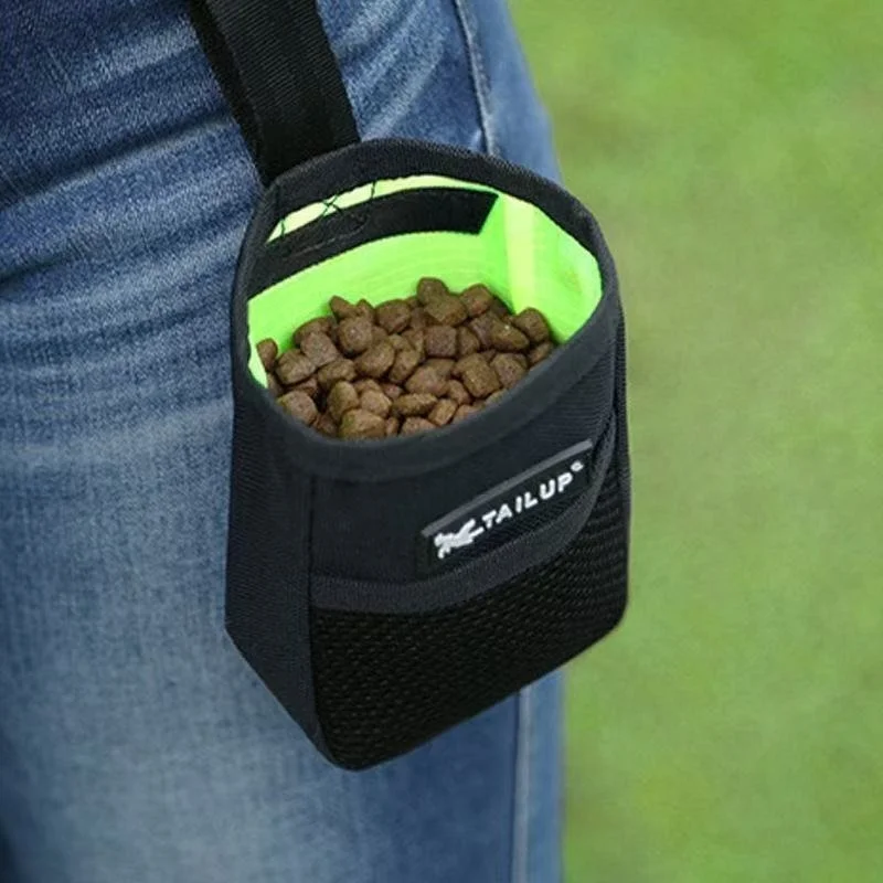 Pet Dog Waist Bag Reward Snack Pocket Puppy Training Treat Bait Obedience Agility Food Pouch - Pet Feeding Pocket Snack Bag