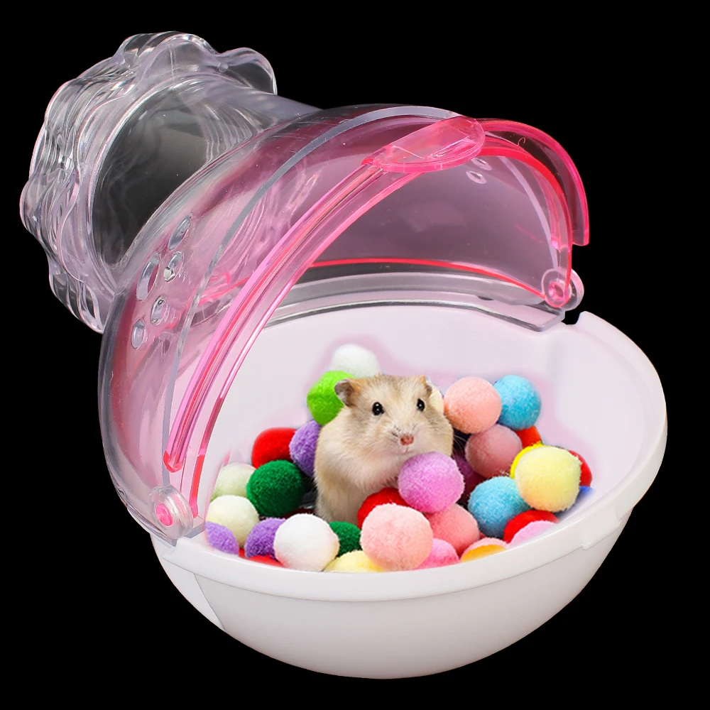 Bathroom Cage Box Pet Hamster Small Animal Bath Sand Room House Pets Hamster Mouse Small Animals Toilet For Hamster Mouse