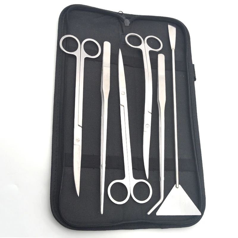 Aquarium Cleaning Tools Set Wave Scissors Tweezers Aquatic Plant Grass Trimming Stainless Fish Tank Tools Aquarium Accessories
