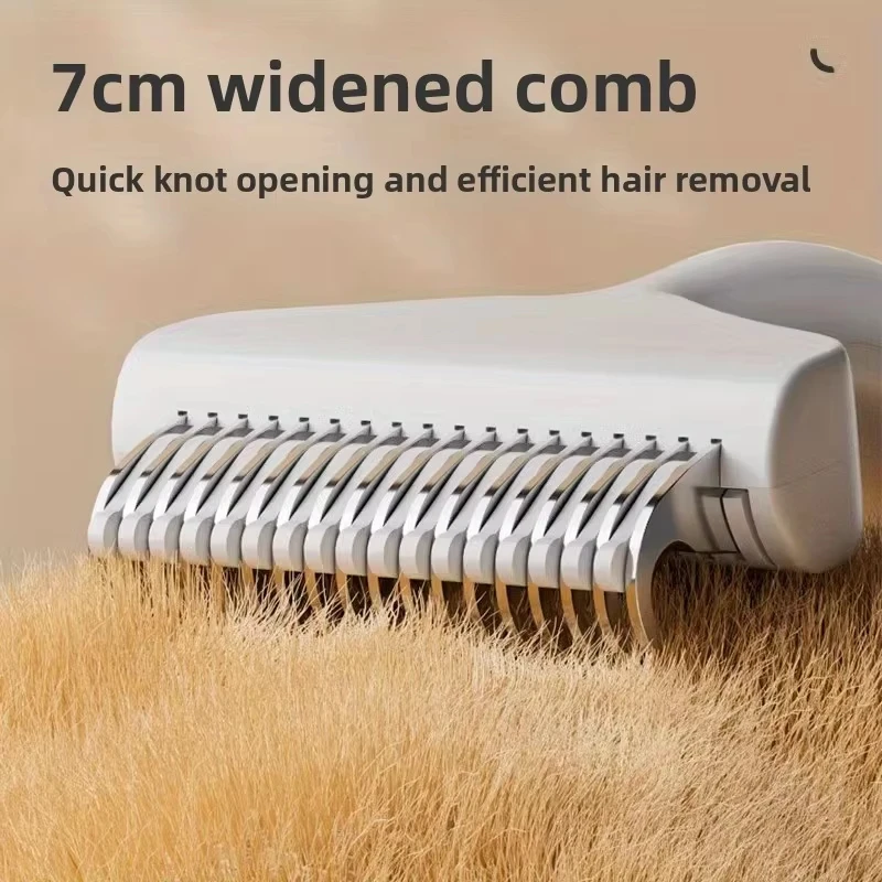 Stainless Steel Dog Hair Removal Brush Comb Pet Hair Remover Brush For Dogs Grooming Tools Pets Dematting Comb Dogs Accessories