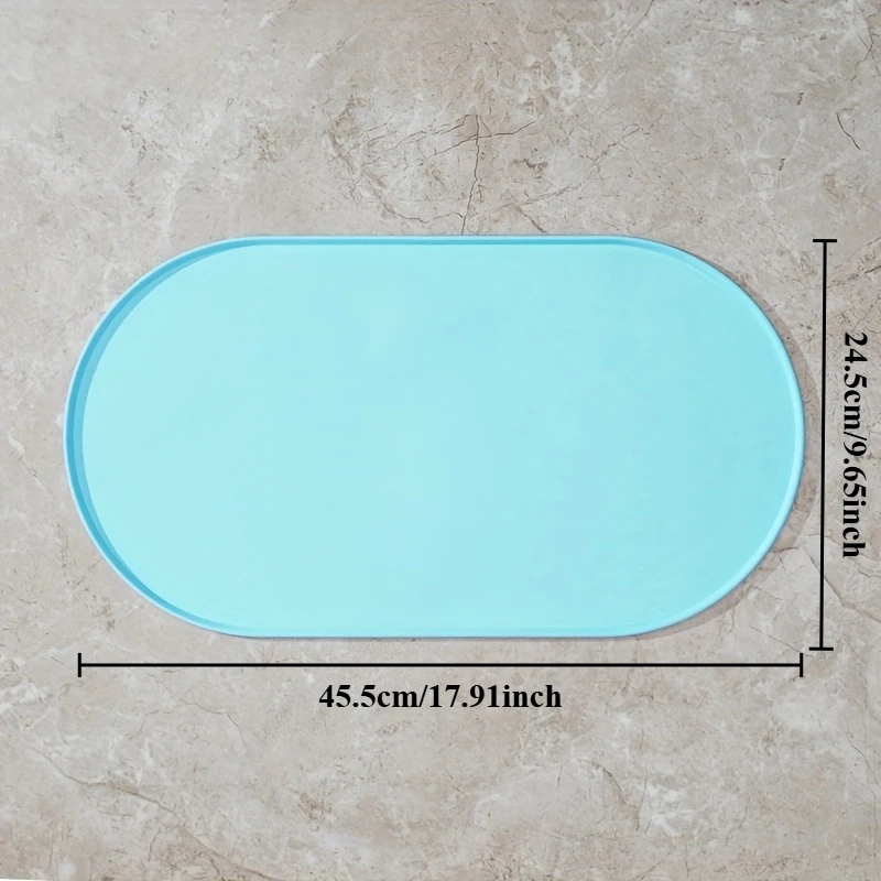 Cat Feeding Mat with Non-Slip Waterproof Design, Pet Food Mat, Compatible with Cat/Dog Bowls, Multipet Households, Dog Owners
