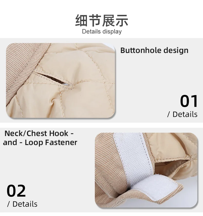 Autumn/Winter Dog Clothes for Dachshund Soft Warm Water Repellent Dog Jacket for Sausage Dog Quilted Outdoor Short-Leg Dog Coat