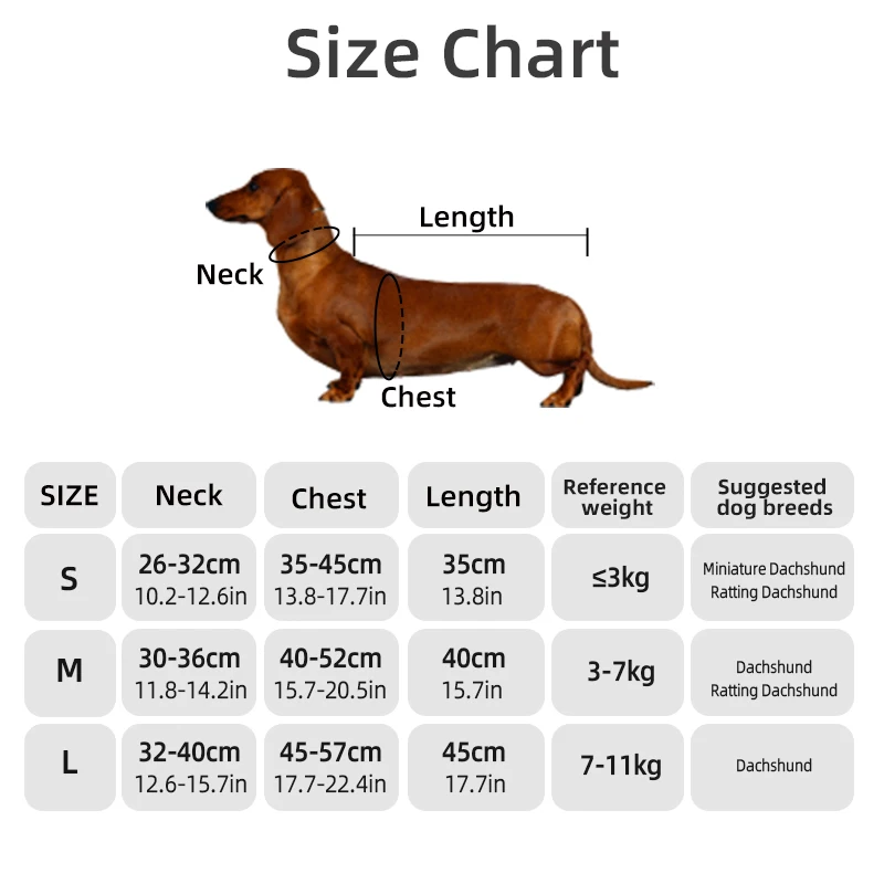 Autumn/Winter Dog Clothes for Dachshund Soft Warm Water Repellent Dog Jacket for Sausage Dog Quilted Outdoor Short-Leg Dog Coat