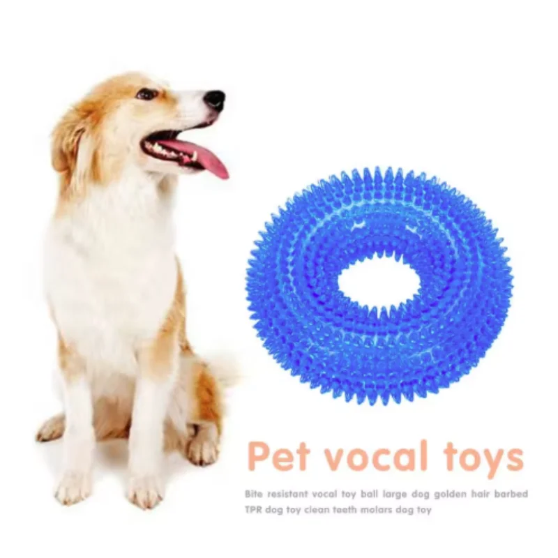 Pet Dog Chew Toy Teeth Cleaning Molar Stick Rubber Bone Toy Puppy Interactive Stick Dog Chewing Bite Toys