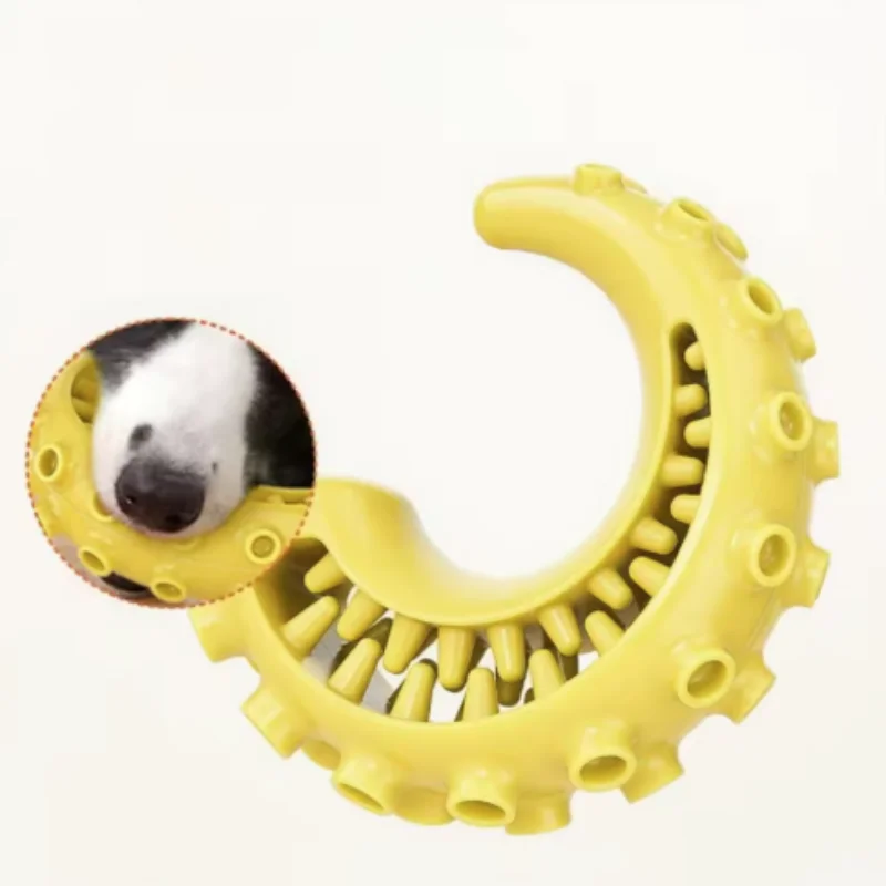 Pet Dog Chew Toy Teeth Cleaning Molar Stick Rubber Bone Toy Puppy Interactive Stick Dog Chewing Bite Toys