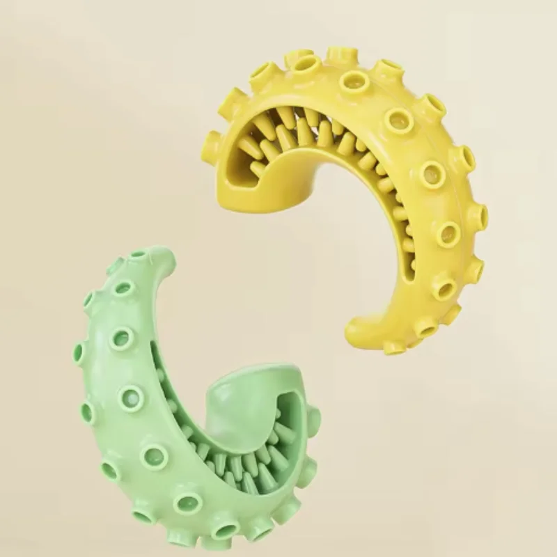 Pet Dog Chew Toy Teeth Cleaning Molar Stick Rubber Bone Toy Puppy Interactive Stick Dog Chewing Bite Toys