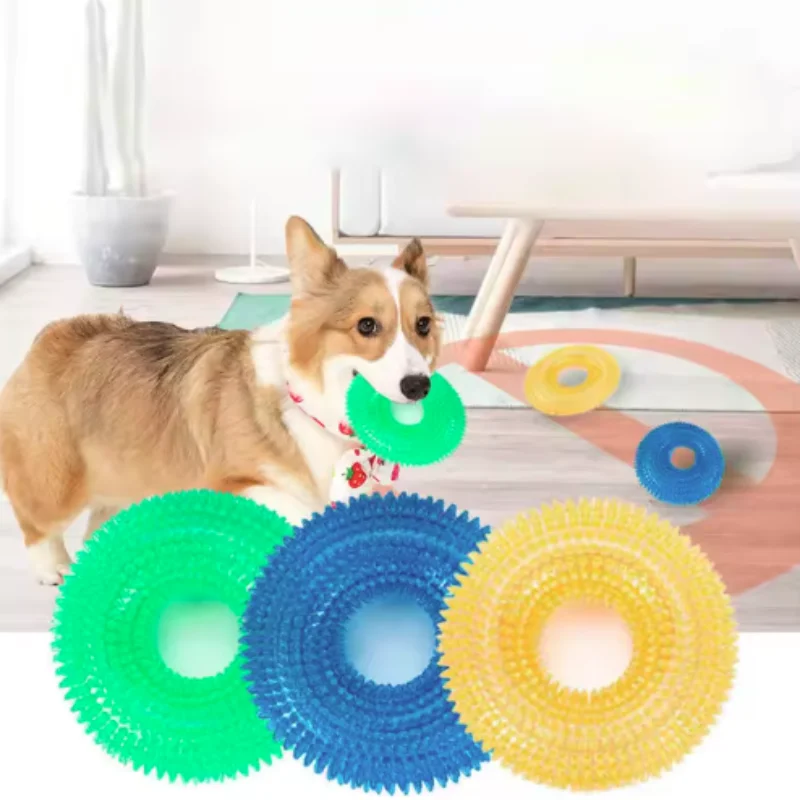 Pet Dog Chew Toy Teeth Cleaning Molar Stick Rubber Bone Toy Puppy Interactive Stick Dog Chewing Bite Toys