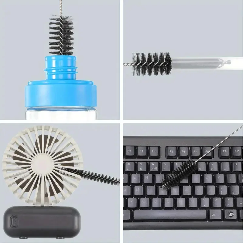 Fish Tank Pipe Cleaning Brush, 155cm Spring Brush, Double-Ended Hose Cleaning Brush, Trachea Pipe, U-shaped Pipe Cleaning Tool