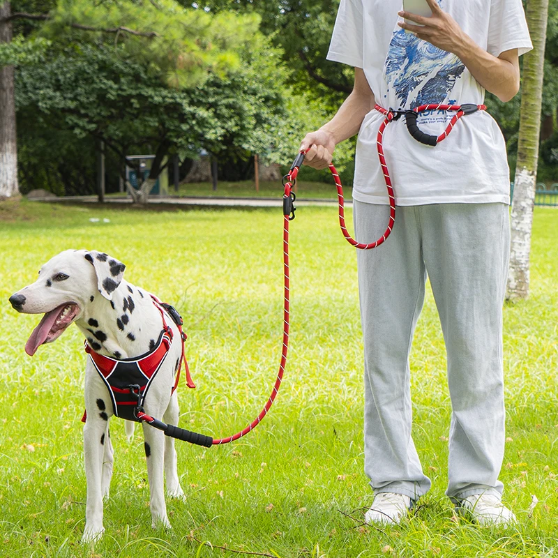 Pet Sling Rope Dog Leash 7.8ft Long with Padded Handle,Heavy Duty,for Control Safety Training | Leashes for Large Dogs or Medium