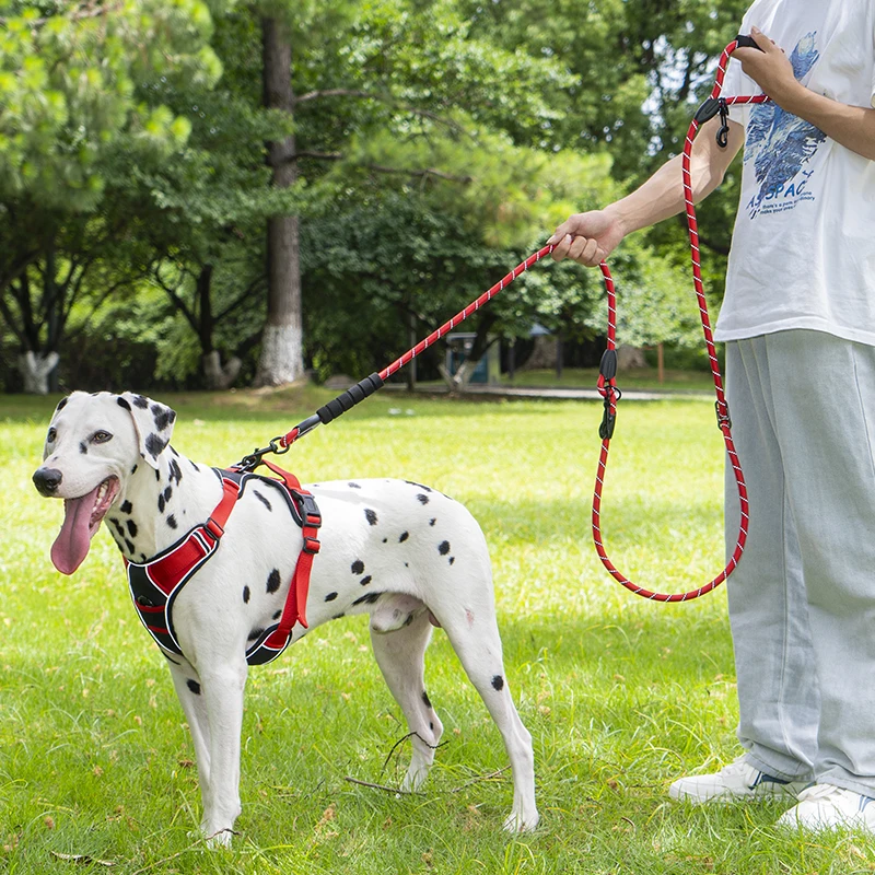 Pet Sling Rope Dog Leash 7.8ft Long with Padded Handle,Heavy Duty,for Control Safety Training | Leashes for Large Dogs or Medium