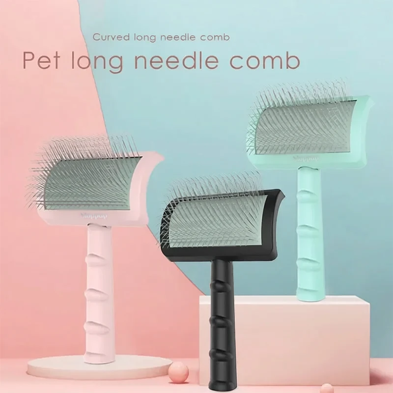 Dog Grooming Comb Shedding Hair Remove Needle Brush Slicker Massage Open Knot Comb Hair Tool Large Dog Pet Supplies Accessories