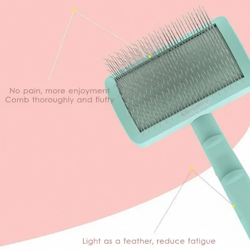 Dog Grooming Comb Shedding Hair Remove Needle Brush Slicker Massage Open Knot Comb Hair Tool Large Dog Pet Supplies Accessories