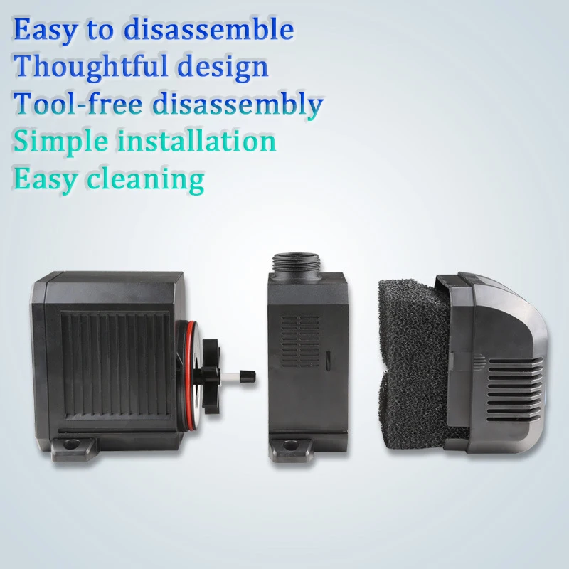 20/25/35/45/55/80/100/150W Multifunctional Submersible Pump Aquarium Fish Tank Water Pump Pond Flow Adjustable Filter Water Pump
