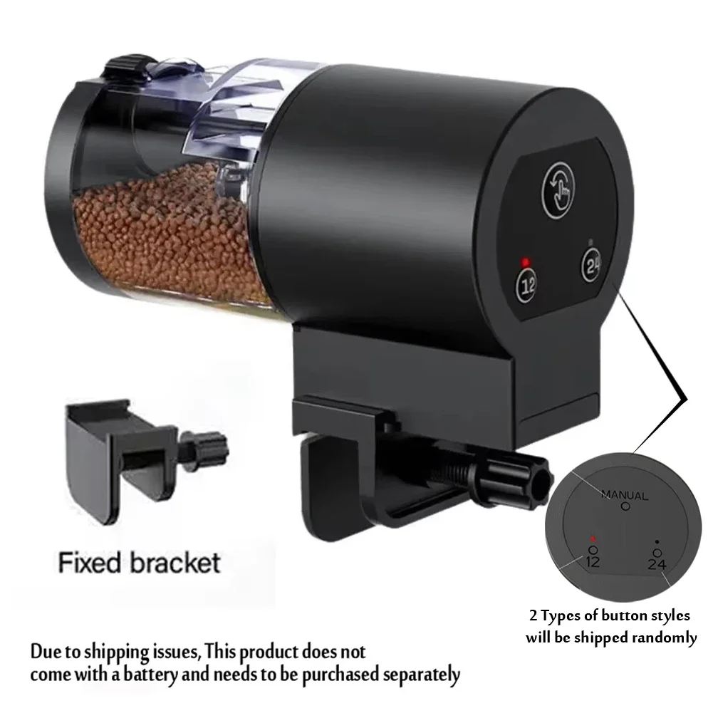 Automatic Fish Tank Feeder Digital Timer Food Dispenser For Aquarium Pond Turtle Intelligent Control Vacation Feeding Device
