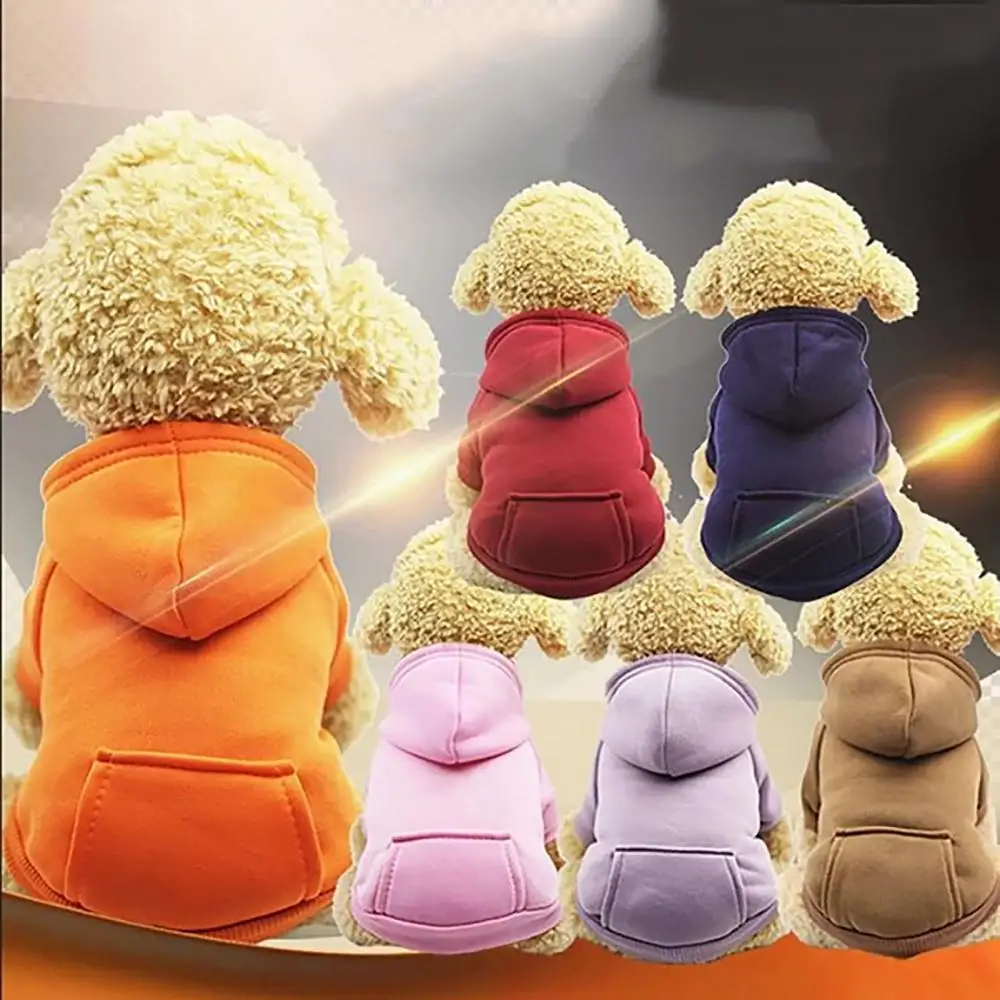 Winter Dog Hoodies Sweatshirt Jacket for Small and Medium Dog Pet Coat Puppy Clothes Chihuahuas Bulldog Costume Puppy Pet Autumn