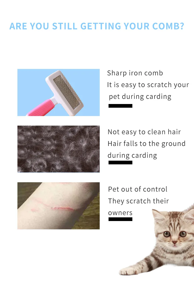 Cat Hair Remove Gloves Rubber Pet Beauty Cleaning Grooming Effective Massage Dog Combs Floating Brush 6 Color