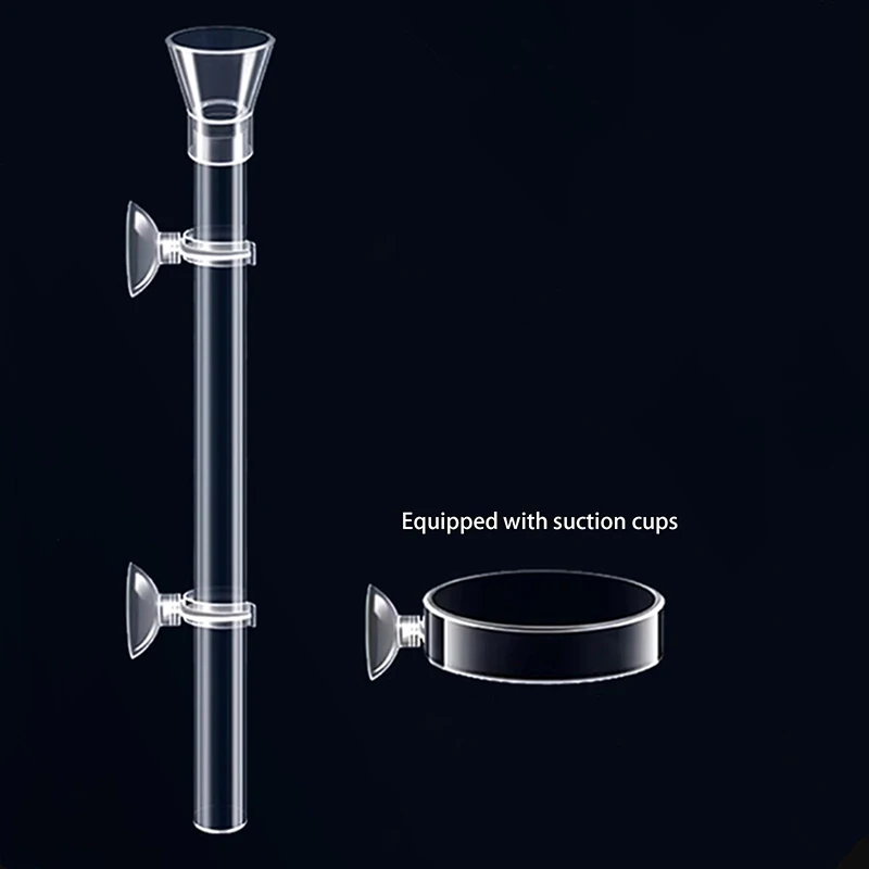 Acrylic Aquarium Feeder Tube Dish Transparent Fish Tank Shrimp Snail Shrimp Food Feeder Bowl Feeding Accessories