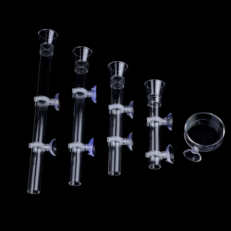 Acrylic Aquarium Feeder Tube Dish Transparent Fish Tank Shrimp Snail Shrimp Food Feeder Bowl Feeding Accessories