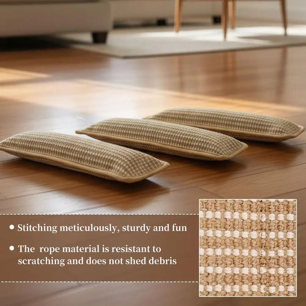 Catnip Toys for Indoor Cats Cat Toys Sisal Scratching Pad Bite Resistant Kitten Teething Toys Interactive Cat Nip Kicker Toys