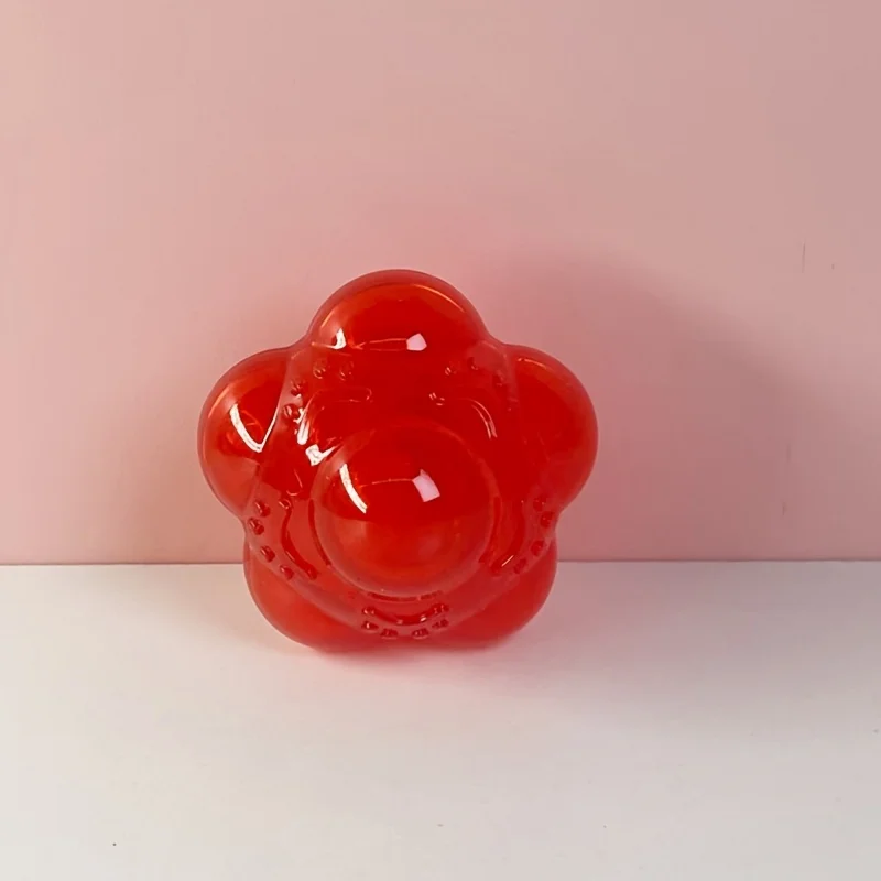 Funny Rubber Dog Ball Toy Play Squeak Toy Sound Chew Treat Holder Puppy Training Molar Toys Interactive Pet Supplies