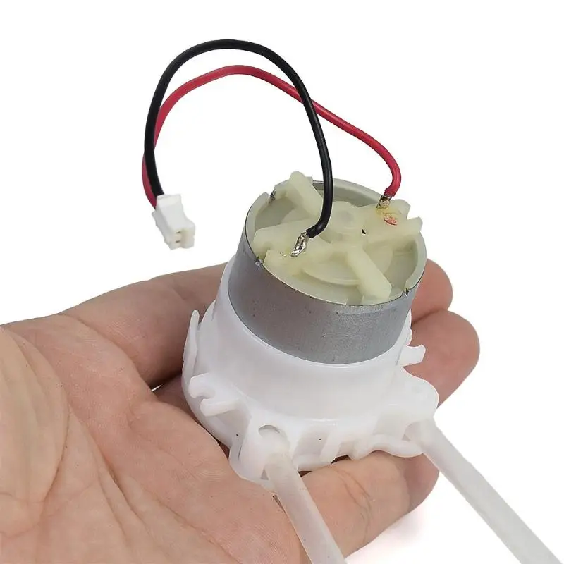 1Pcs DC 5V 6V 500 Metal Brush Geared Motor Micro Peristaltic Pump Dosing Liquid Water Squeeze Pump For Lab Ink Sampling Pump