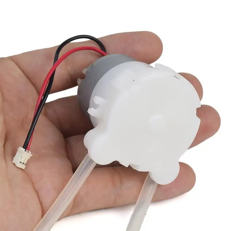 1Pcs DC 5V 6V 500 Metal Brush Geared Motor Micro Peristaltic Pump Dosing Liquid Water Squeeze Pump For Lab Ink Sampling Pump
